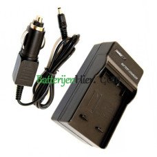 Vervangende oplader voor Sony NP-FH40 NP-FH60 NP-FH50 met autolaadkabel NP-FH100 NP-FH70 NP-FH30