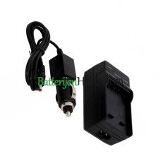 Vervangende oplader voor Sony NP-FH50 met autolaadkabel NP-FP50