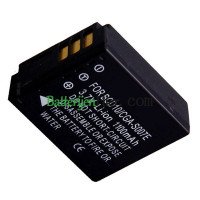 Vervangende batterij voor Panasonic DMC-TZ1EF-K DMC-TZ1EF-S Lumix-DMC-TZ1EF-A 1100mAh
