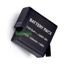 Vervangende batterij voor Gopro AHDBT501 Action 1260mAh BT-501 AHDBT-501 Hero5