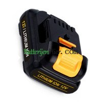 Vervangende batterij voor Dewalt DCB121 12Volt DCB120