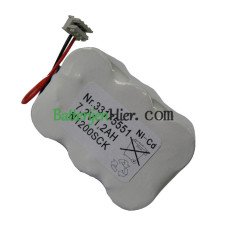 Vervangende batterij voor B.Braun 6N-1200 Vista 33175551 Basic