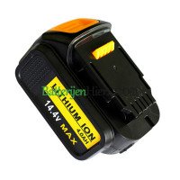 Vervangende batterij voor Dewalt 14.4Volt-gereedschappen DCB140 DCB140-XJ XR Li-Ion